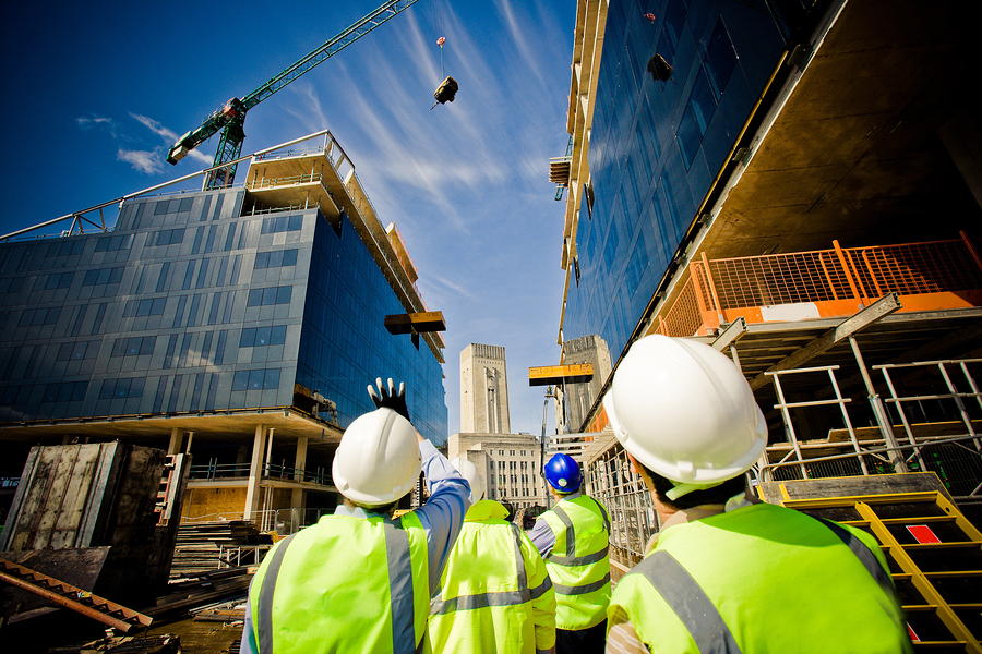 building construction construction workers