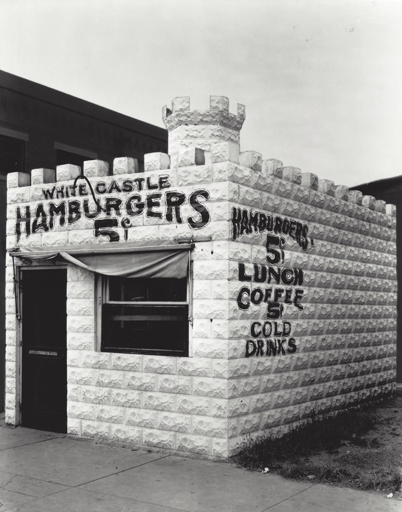 One of the first White Castle locations located in Wichita, Kansas.